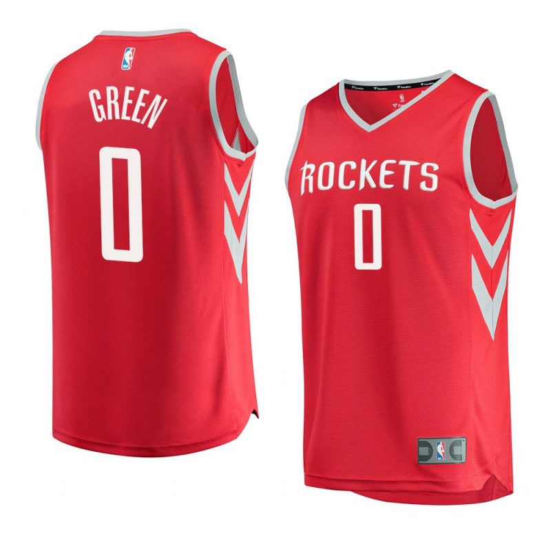 jalen green 2021 draft no.2 jersey replica red