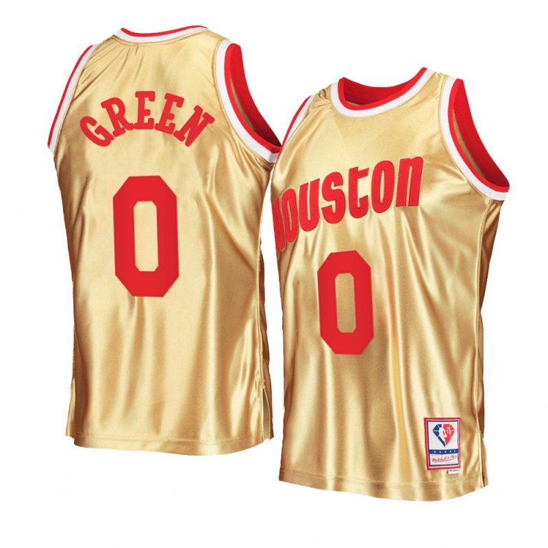 jalen green rocketsjersey 75th anniversary gold