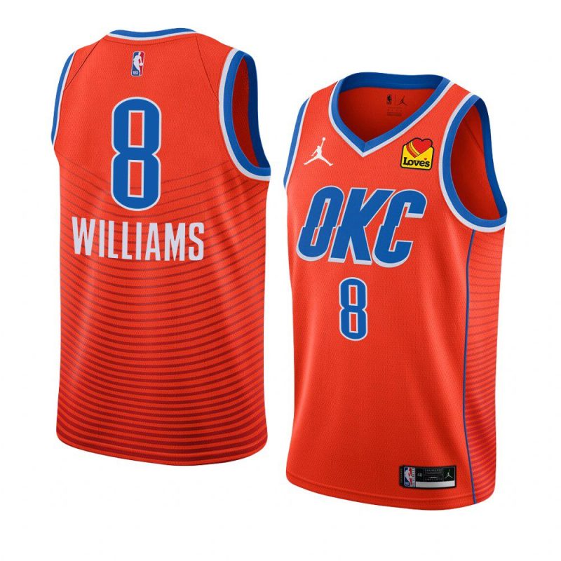 jalen williams thunderjersey 2022 23statement edition orangeswingman