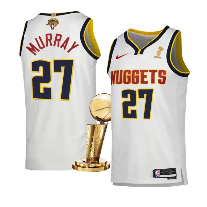 jamal murray association jersey 2023 nba finals champions white