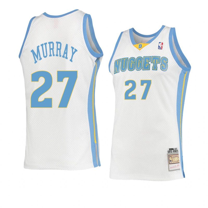 jamal murray jersey hardwood classics white