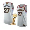 jamal murray nuggets jersey 2023 nba finals championsauthentic white