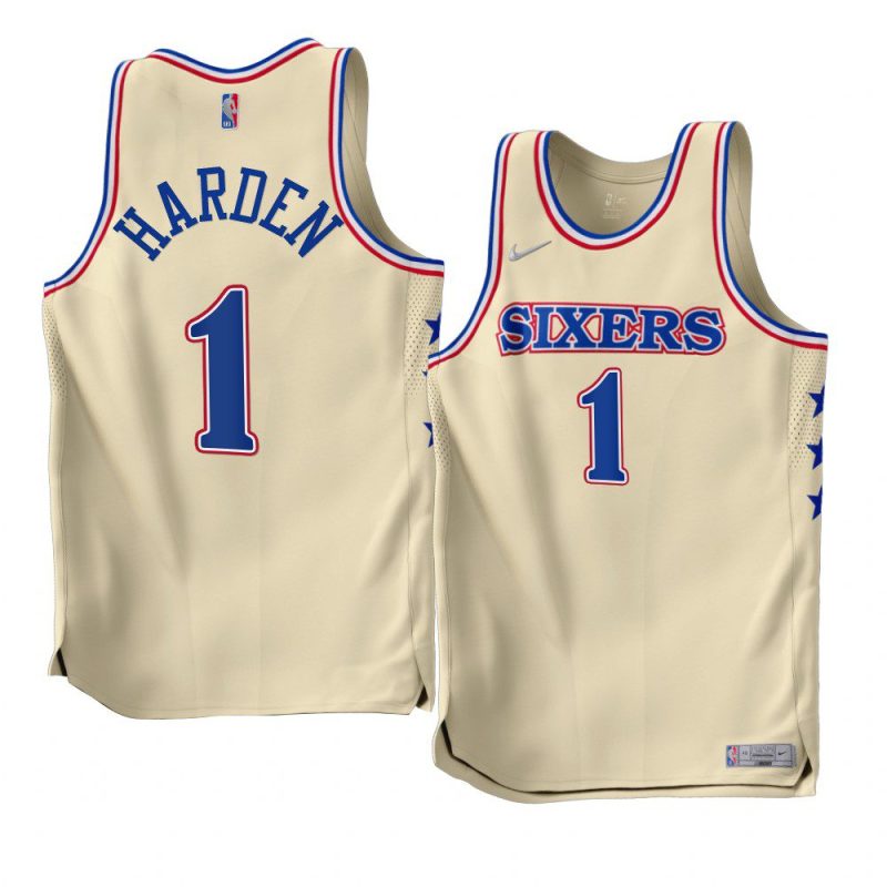 james harden cream earned edition jersey