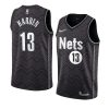 james harden jersey authentic black earned edition men's