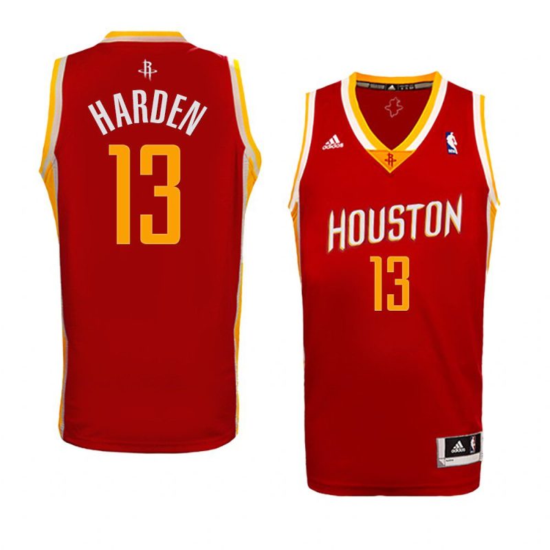 james harden jersey hardwood classics red men's