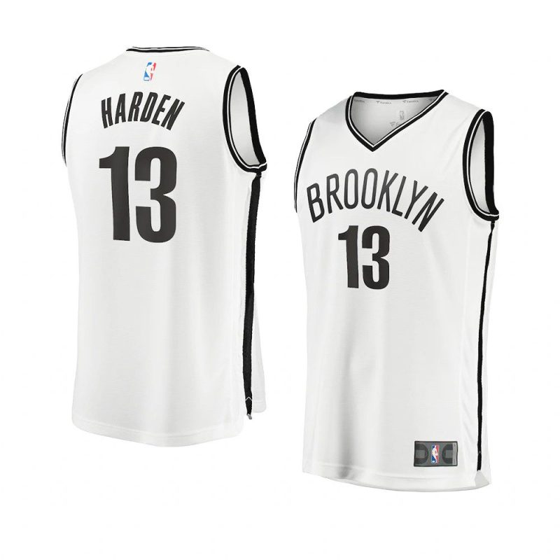 james harden jersey replica white association edition men