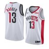 james harden jersey split edition white rockets mvp men