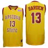 james harden ncaa arizona state sun devils gold jersey