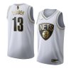 james harden white golden edition jersey