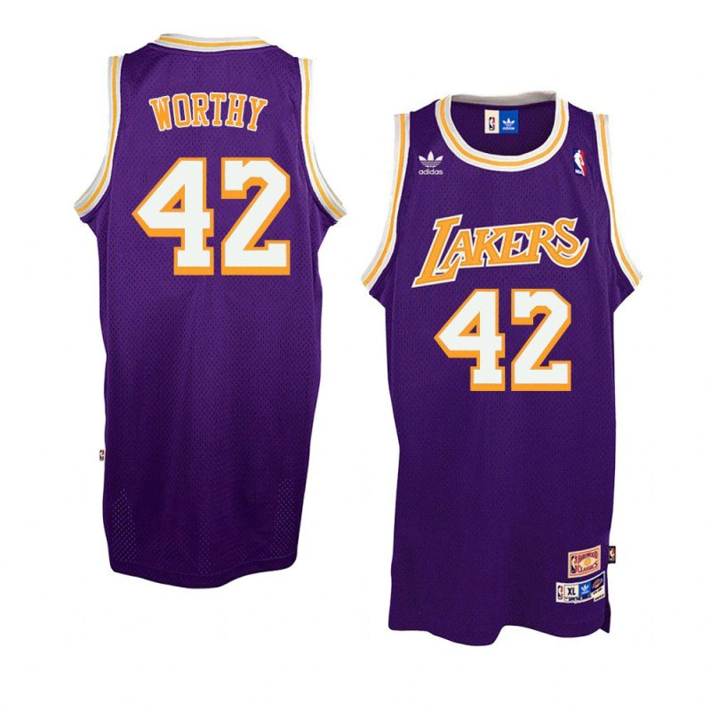 james worthy jersey throwback purple