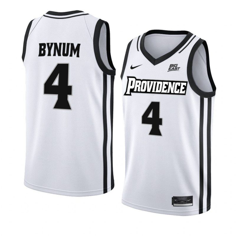 jared bynum home jersey college basketball white 2022 23