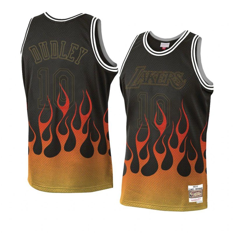 jared dudley swingman jersey flames black