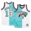 jaren jackson jr. jersey split white teal hardwood classics men's