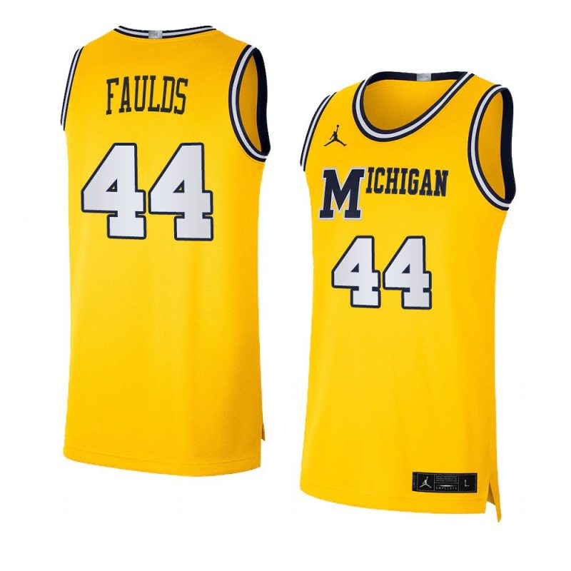 jaron faulds dri fit swingman jersey basketball yellow