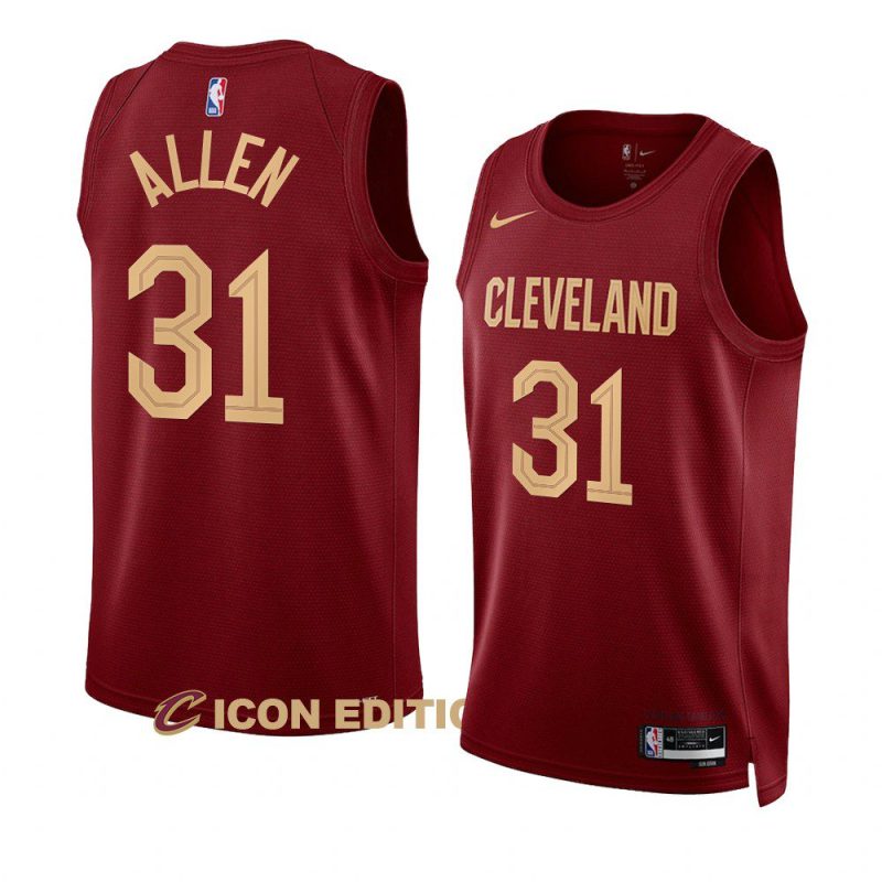 jarrett allen cavaliersjersey 2022 23icon edition wineswingman