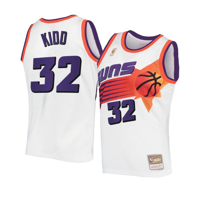 jason kidd authentic hardwood classics jersey white