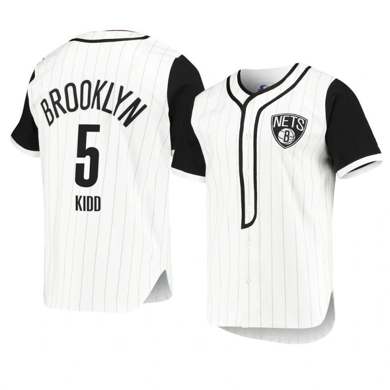 jason kidd fashion jersey scout baseball white