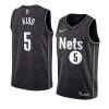 jason kidd jersey authentic black earned edition men's