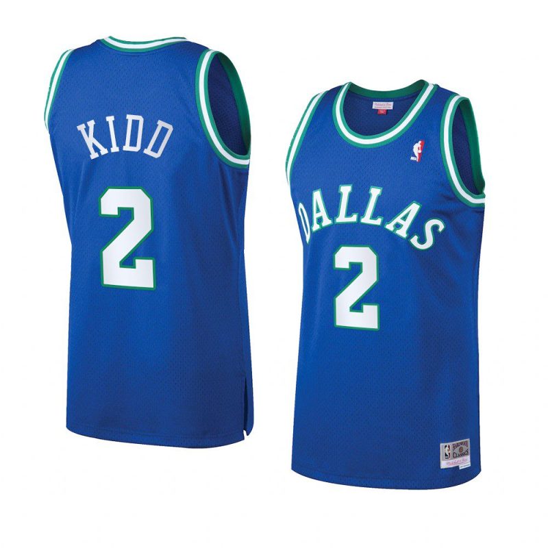 jason kidd jersey heritage classic blue men's