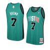 jaylen brown authentic jersey hardwood classics kelly green