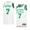 jaylen brown celticsjersey 2022 23association edition whitehonor russell