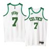 jaylen brown jersey classic edition white