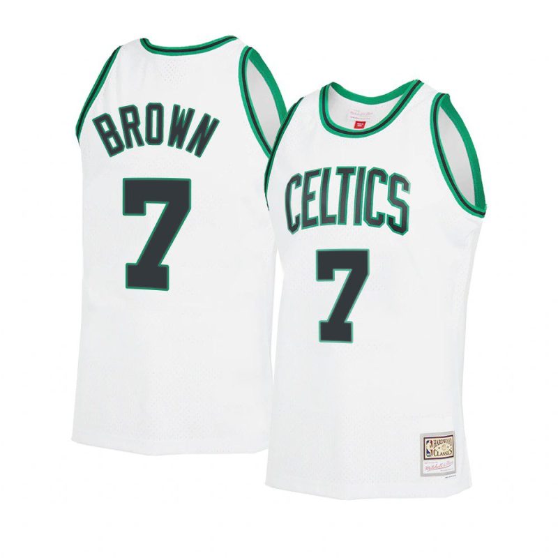 jaylen brown throwback jersey 2021 reload 2.0 white