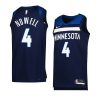 jaylen nowell timberwolvesjersey 2022 23icon edition navyswingman