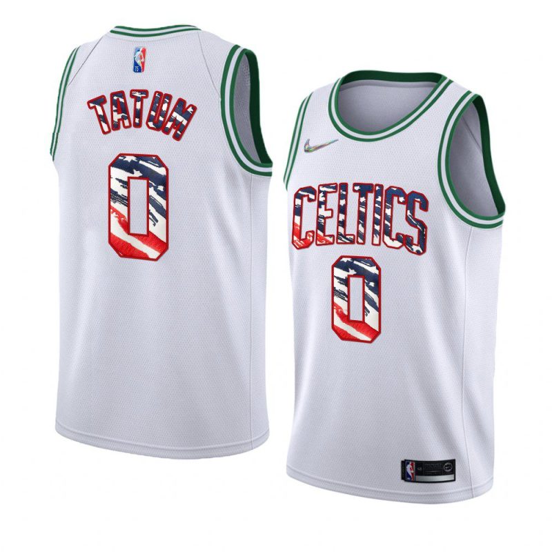 jayson tatum america jersey 2022 4th of july white