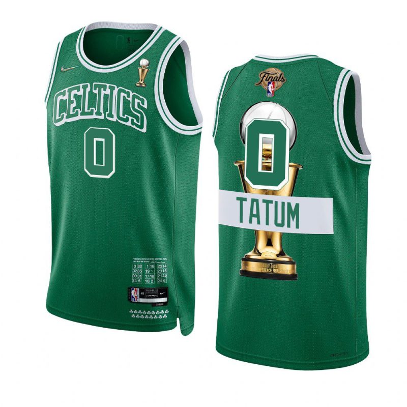 jayson tatum celtics larry bird mvp 2022 greenjersey green