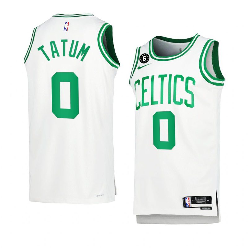 jayson tatum celticsjersey 2022 23association edition whitehonor russell