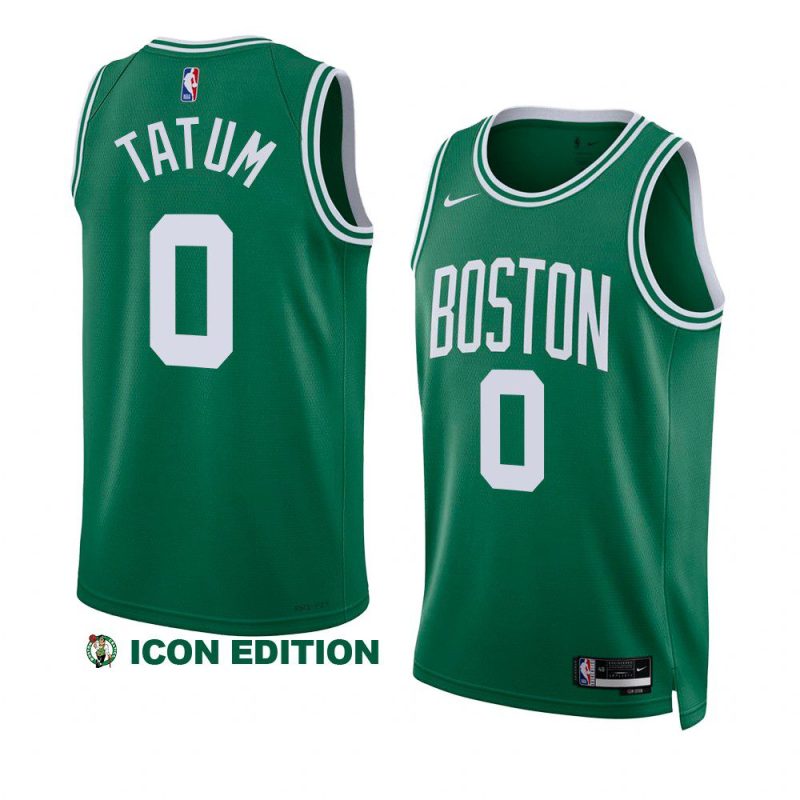 jayson tatum celticsjersey 2022 23icon edition greenswingman