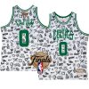 jayson tatum jersey 2022 nba finals white doodle