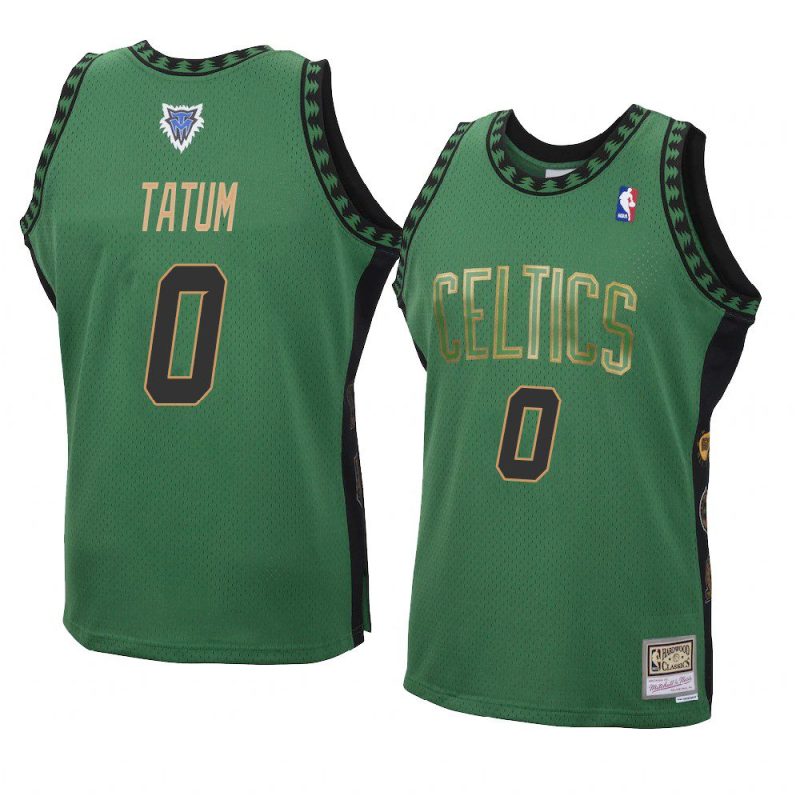 jayson tatum jersey hardwood classics green 2021