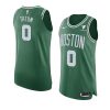 jayson tatum jersey icon green authentic vistaprint patch 2020 21