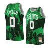 jayson tatum jersey retro tie dye green nba 75th