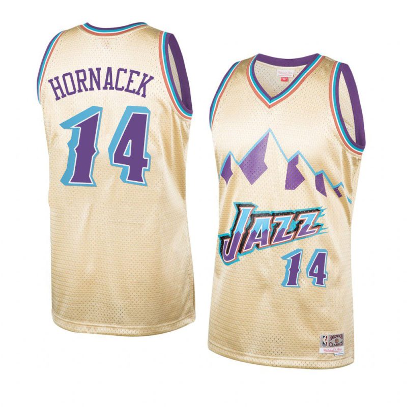 jeff hornacek jersey soul beige men's