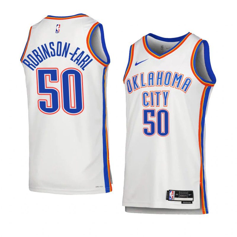 jeremiah robinson earl men swingman jersey association edition white