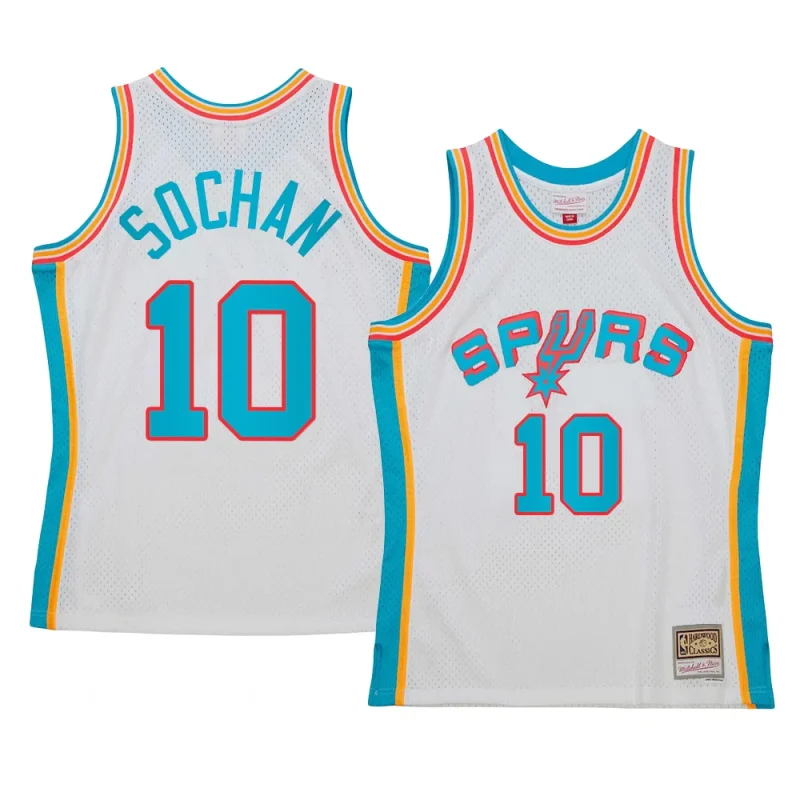 jeremy sochan hardwood classics jersey neon tropical white