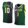 jeremy sochan spurs x baylor split edition black greenjersey black green