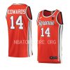 jesse edwards limited jersey retro basketball orange 2022 23