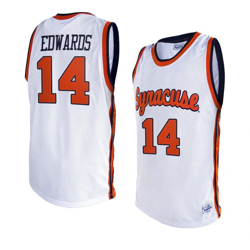 jesse edwards original retro jersey college basketball white