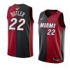 jimmy butler jersey 2020 nba finals bound red black split special edition men