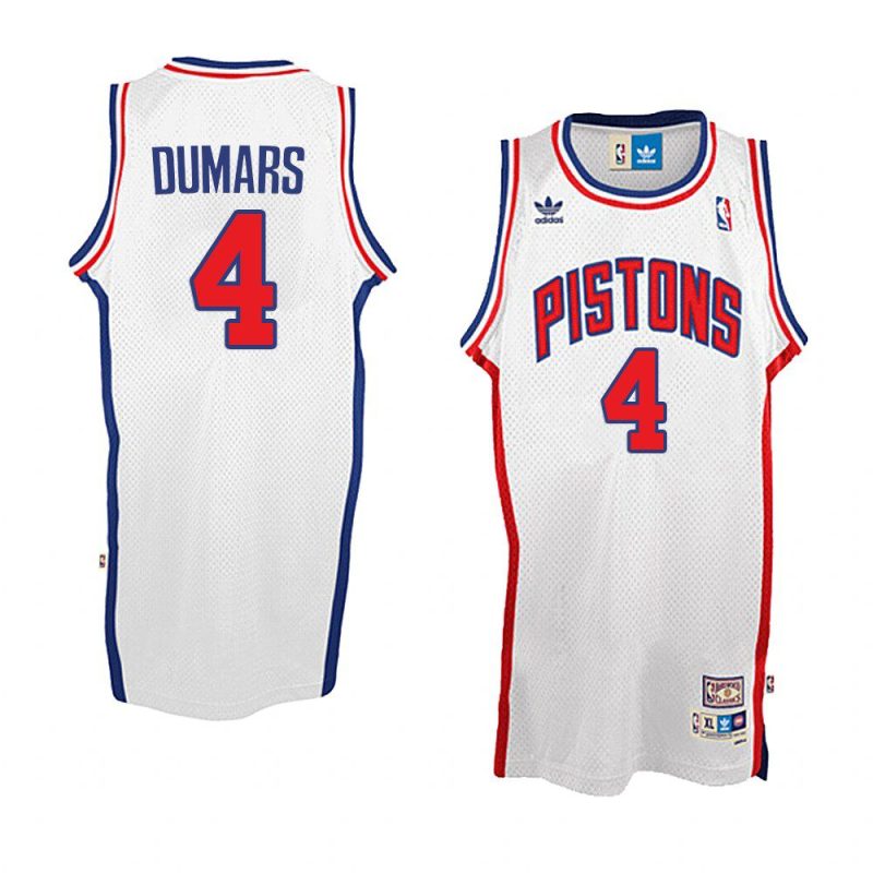 joe dumars jersey throwback white men's