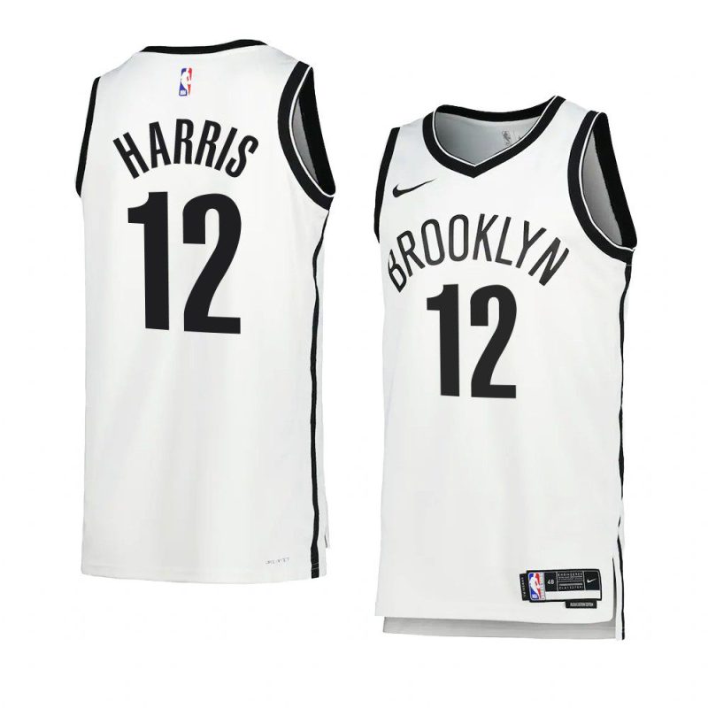 joe harris netsjersey 2022 23association edition whiteswingman