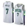 joe ingles bucksjersey city edition white75th diamond badge