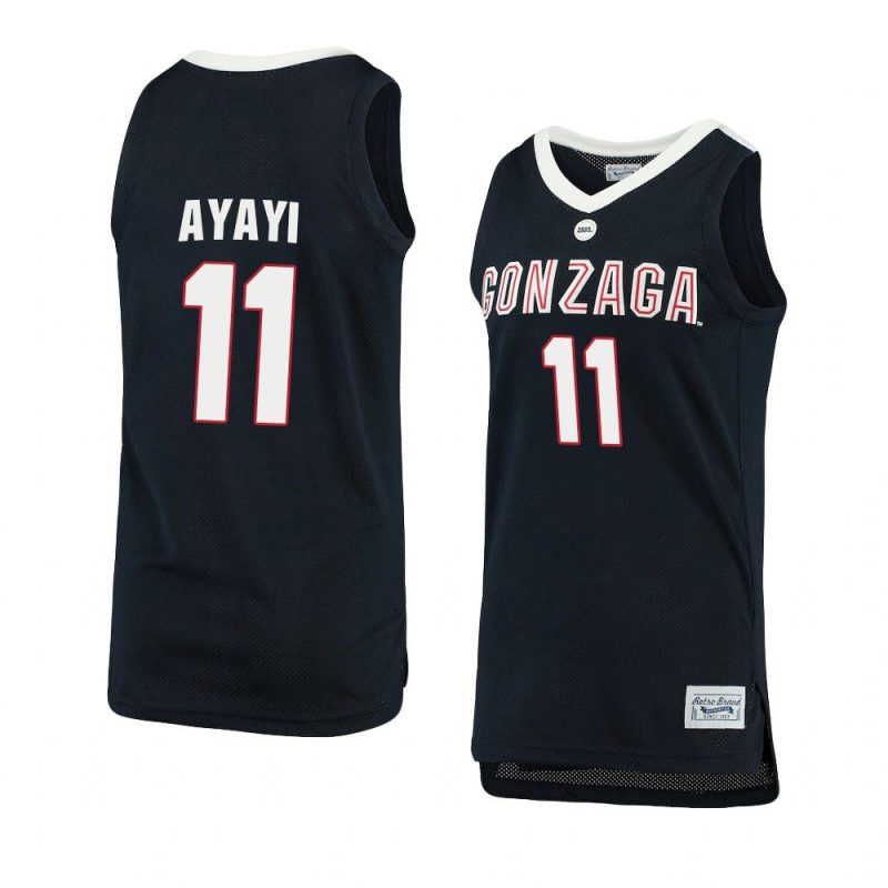 joel ayayi original retro brand jersey alumni basketball navy