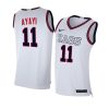 joel ayayi swingman jersey college basketball white