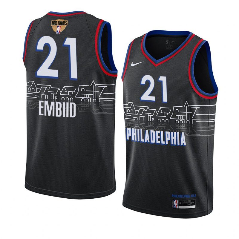 joel embiid jersey 2021 nba playoffs black