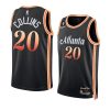 john collins hawksjersey 2022 23city edition blackno.6 yyt 1